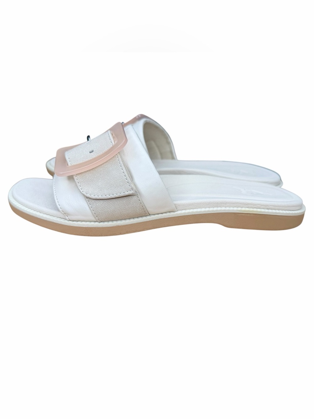 Reef Lana Buckle Slide Sandals White Natural Comfort Women’s 9 - Picture 6 of 12